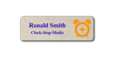 1" x 3" Wooden Color Name Tags 