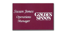 2" x 3" Engraved Name Tags with Logo