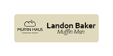 2 x 3 Engraved Name Tag with Logo