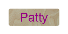 1 x 3 Color Printed Wooden Name Tag