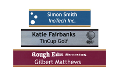 wall logo name plates