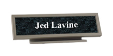 2" x 10" Architectural Frame Desk Name Plate