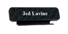 2" x 8" Designer Frame Desk Name Plate